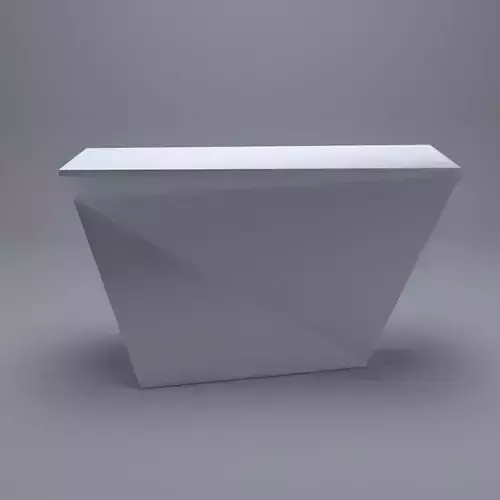 reception table 3D model