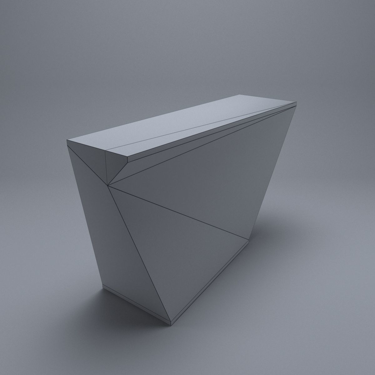 reception table 3D model_4