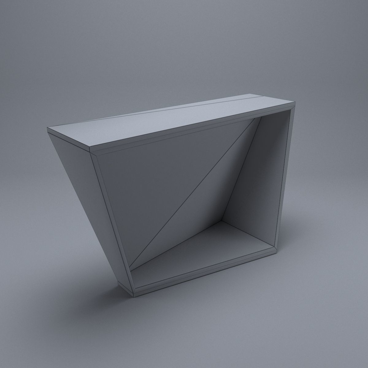 reception table 3D model_5