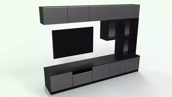 Tv Unit 3d Model