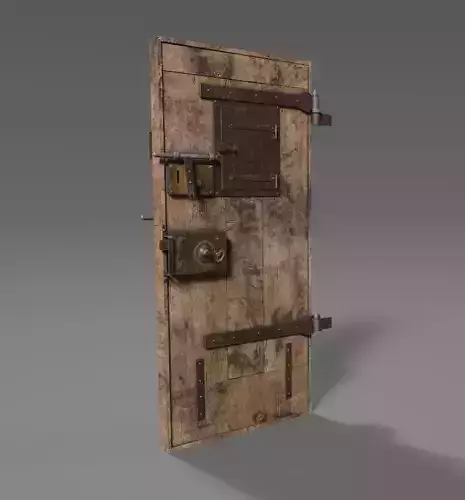 Old Prison Security Door 