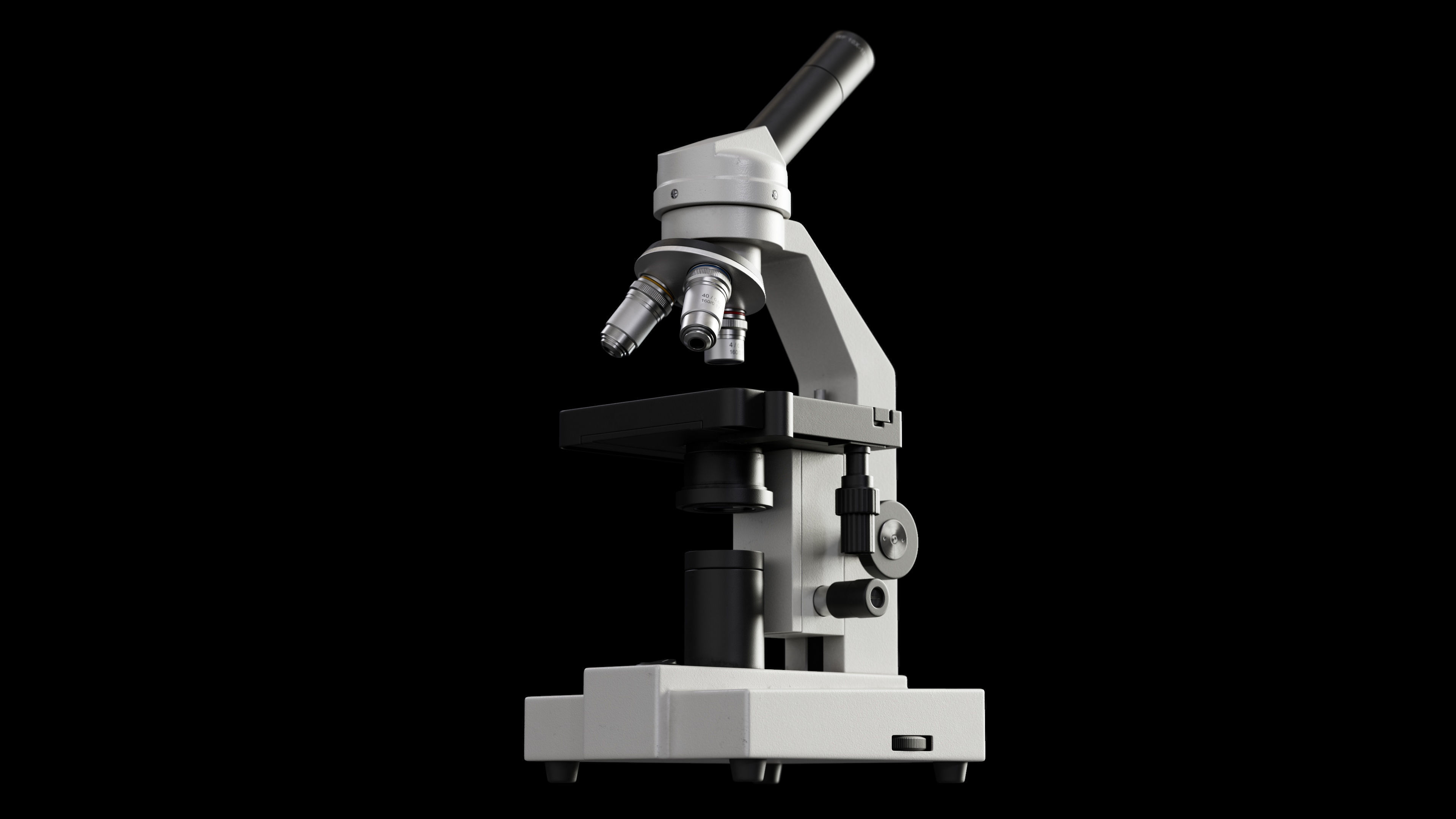 Microscope 3D model 3D model_2