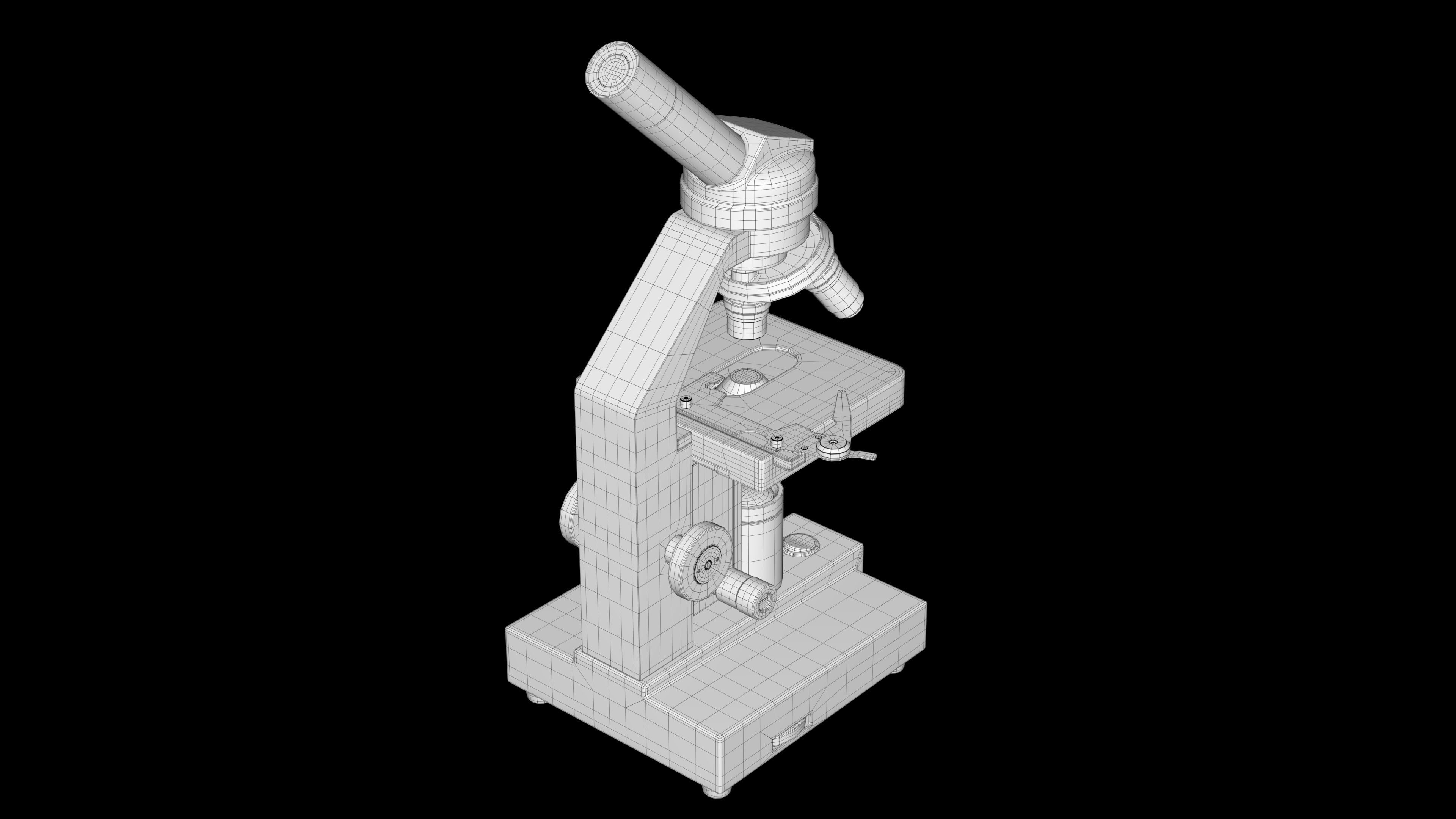 Microscope 3D model 3D model_6