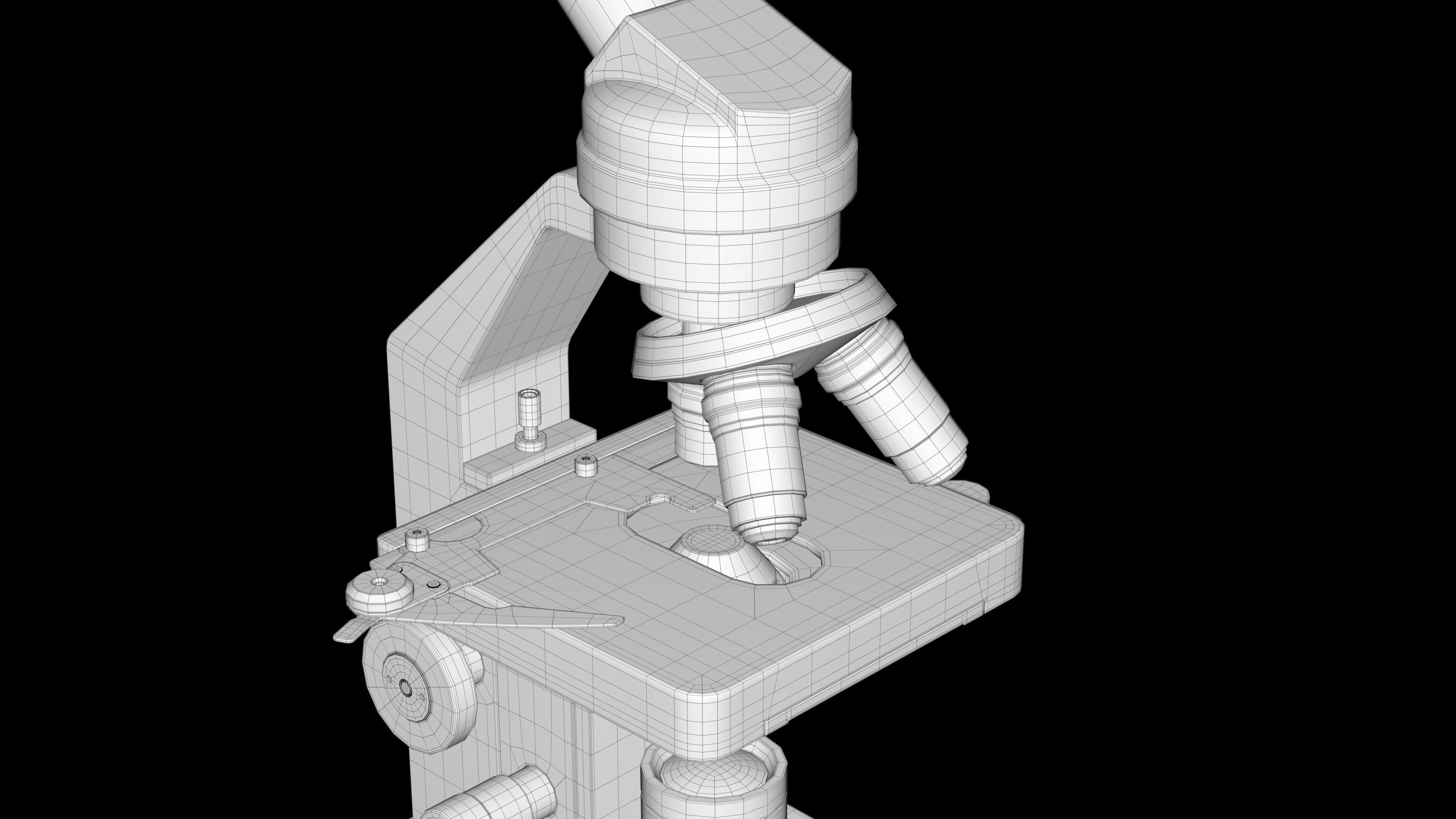 Microscope 3D model 3D model_4