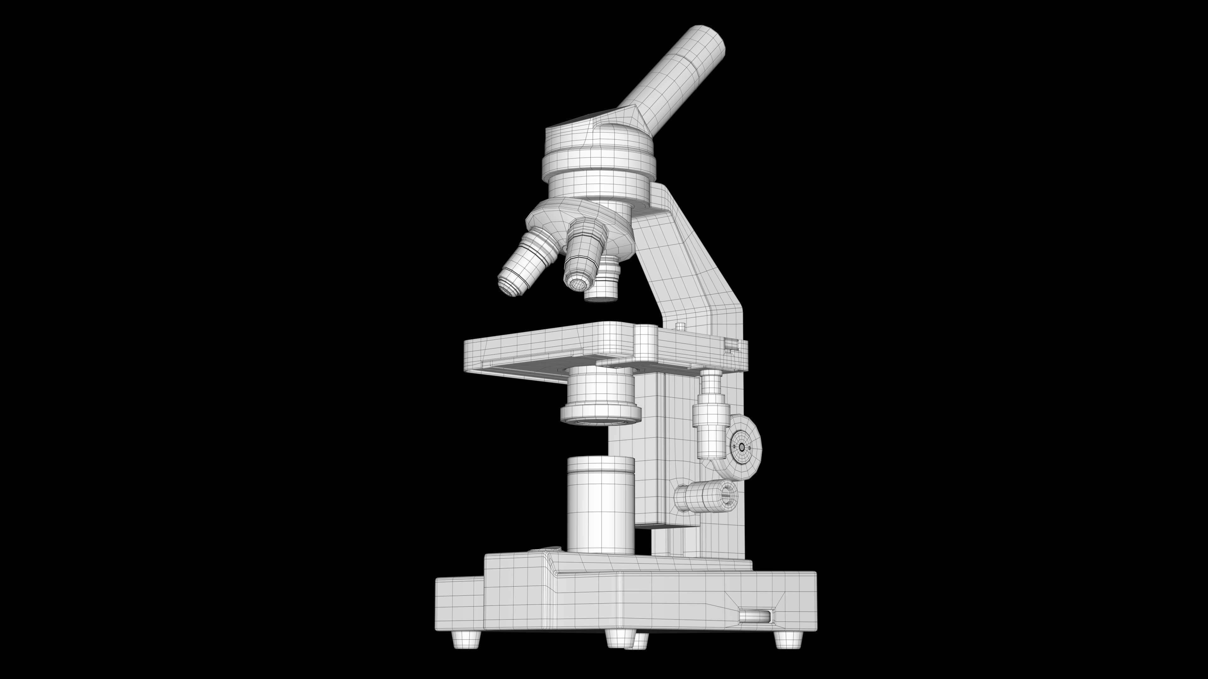 Microscope 3D model 3D model_5