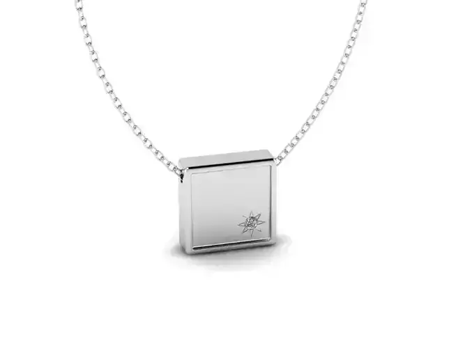 Diamond Jewelry Pendant 002 3D print model