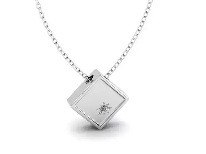 Diamond Jewelry Pendant 007 3D print model