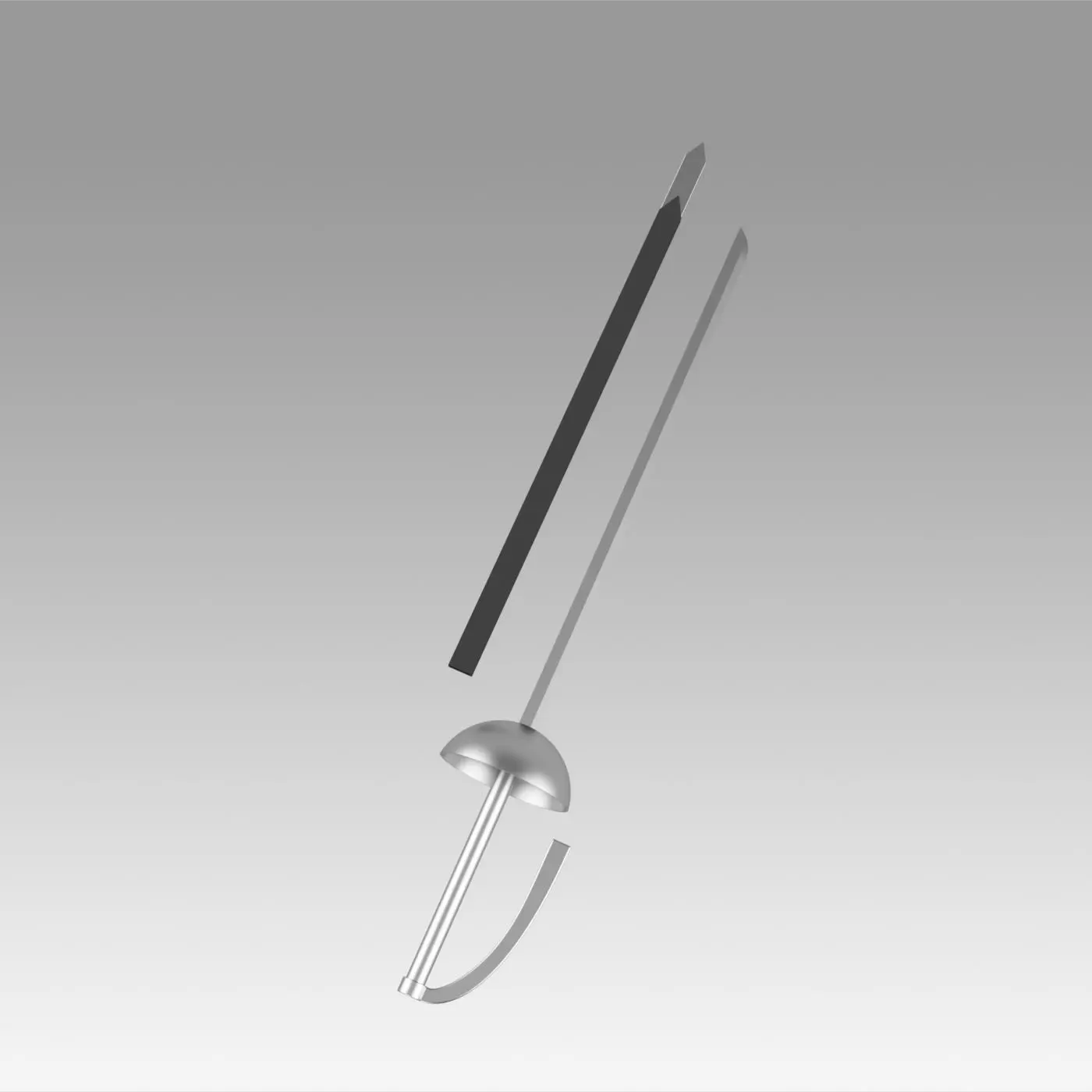 Akame Ga Kill Jaegers Esdese Cosplay Weapon 3D print model_0