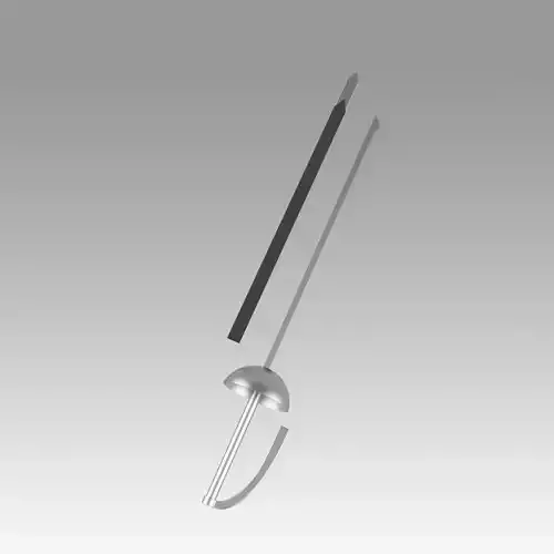 Akame Ga Kill Jaegers Esdese Cosplay Weapon 3D print model
