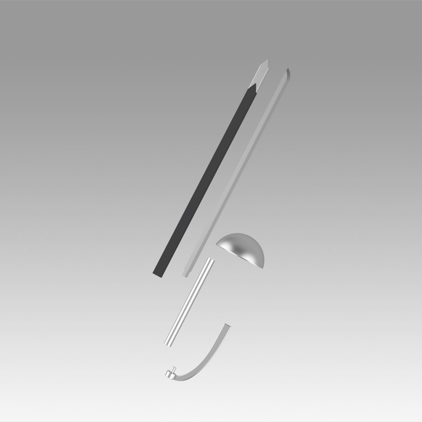 Akame Ga Kill Jaegers Esdese Cosplay Weapon 3D print model_2