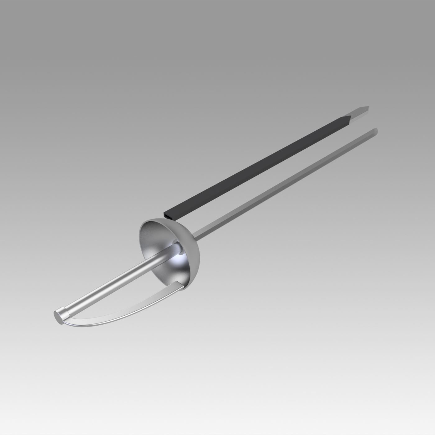 Akame Ga Kill Jaegers Esdese Cosplay Weapon 3D print model_3