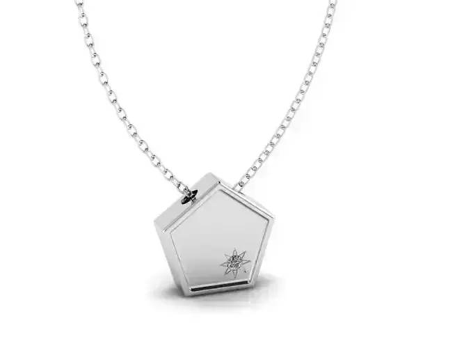 Diamond Jewelry Pendant 010 3D print model