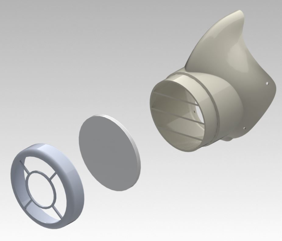Covid-19 Reusable Face Mask 3D print model_1