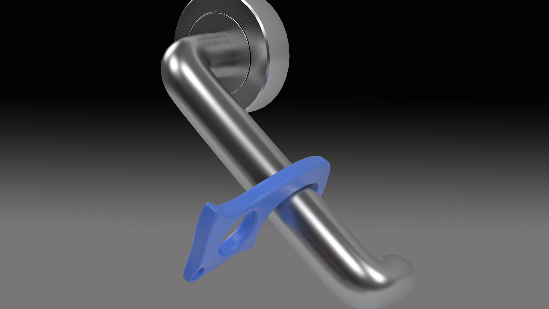 Key chain Door Opener Free 3D print model_5