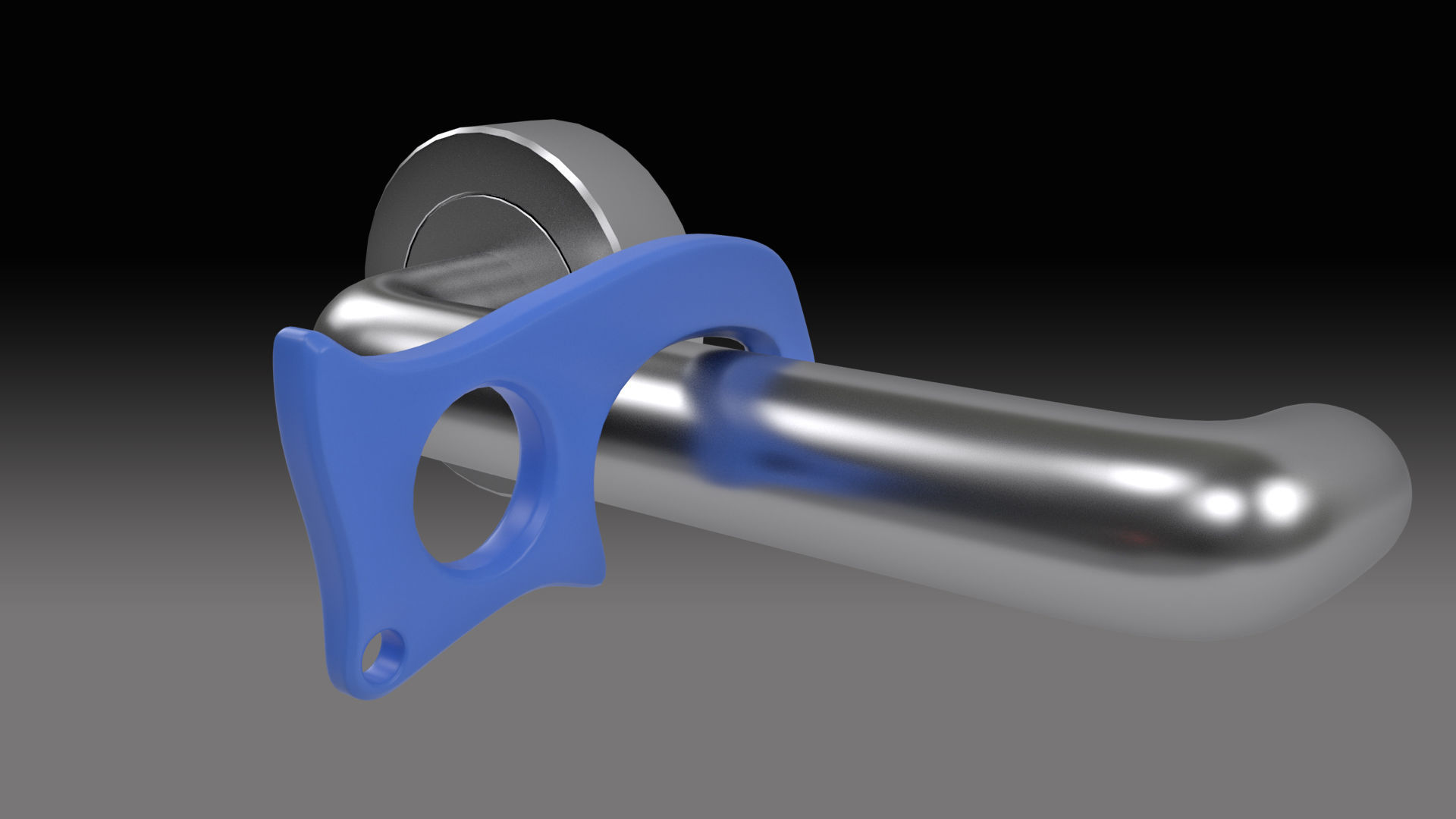 Key chain Door Opener Free 3D print model_1