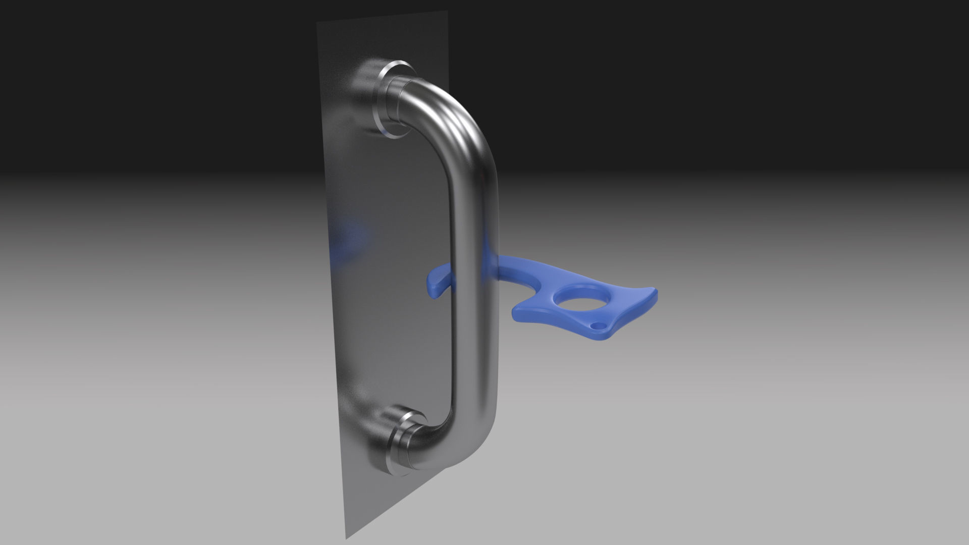 Key chain Door Opener Free 3D print model_6