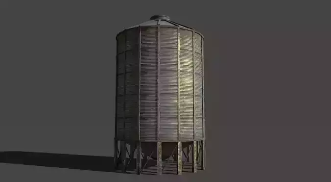 Lowpoly silo 