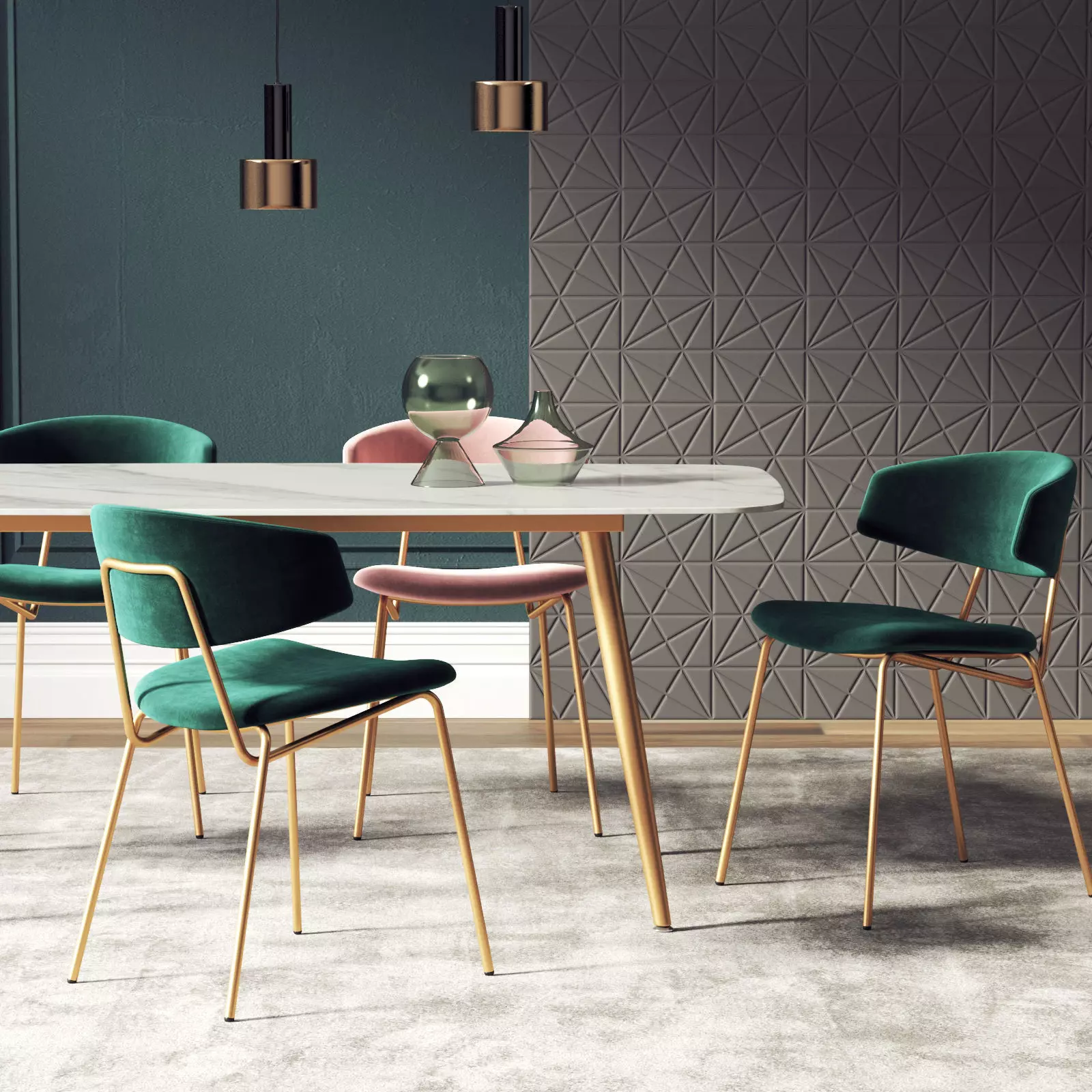 Dining Room Interior  219 3D model_0