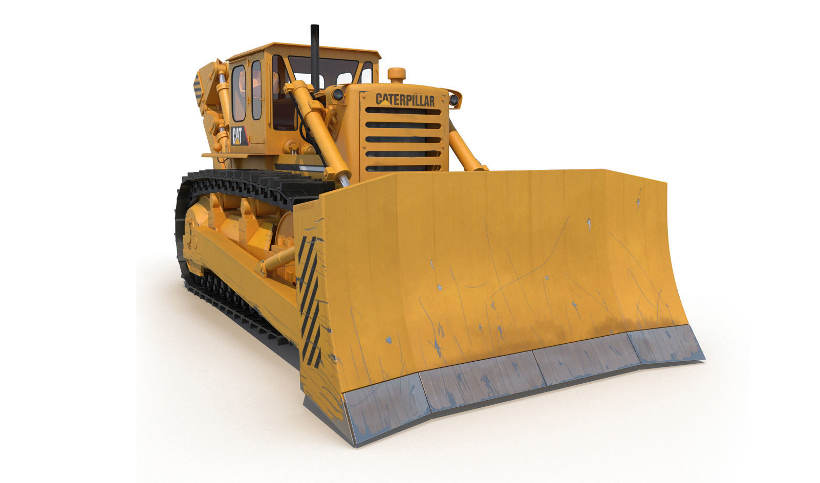Bulldozer CAT 3D model_2