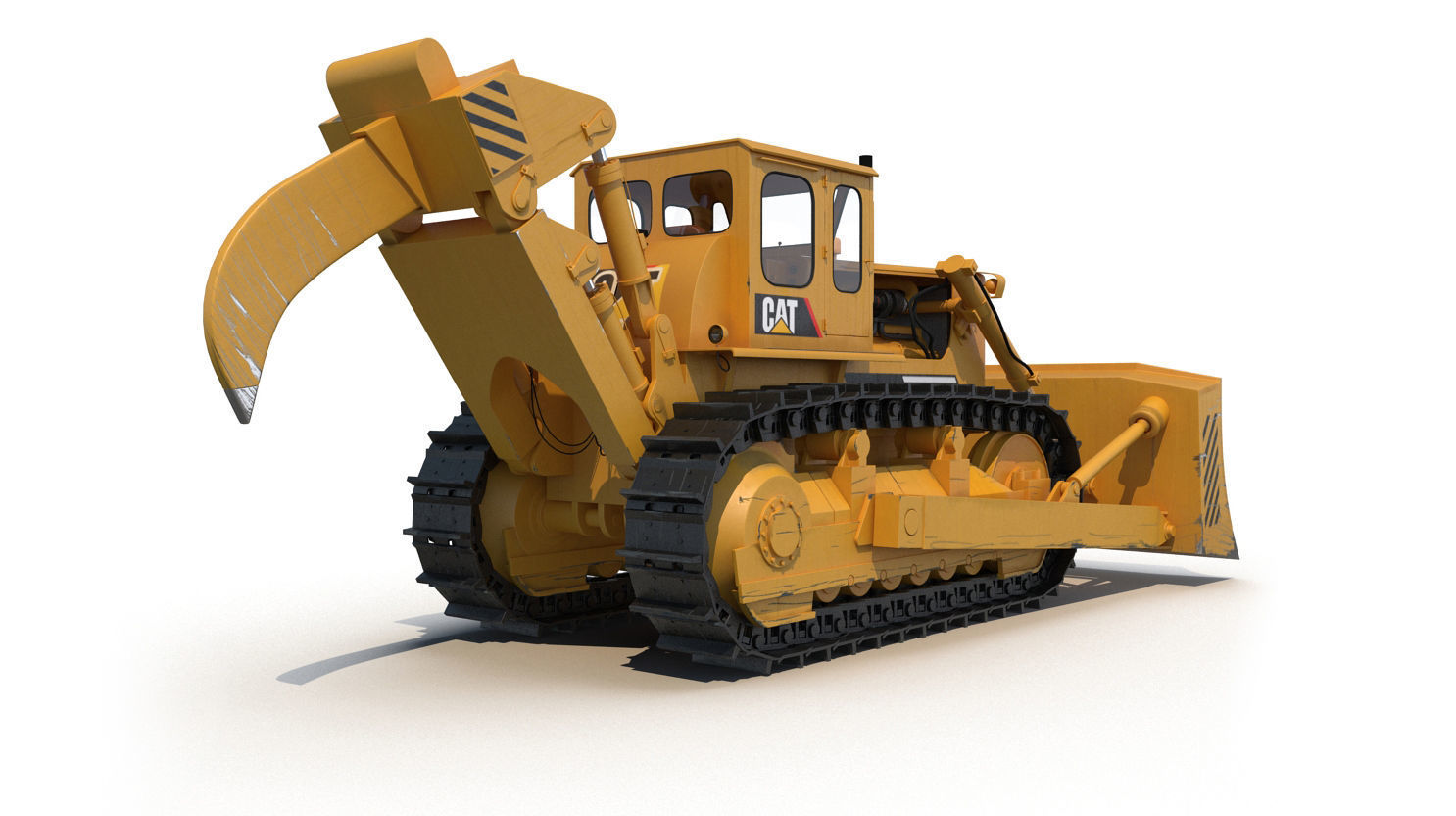 Bulldozer CAT 3D model_1