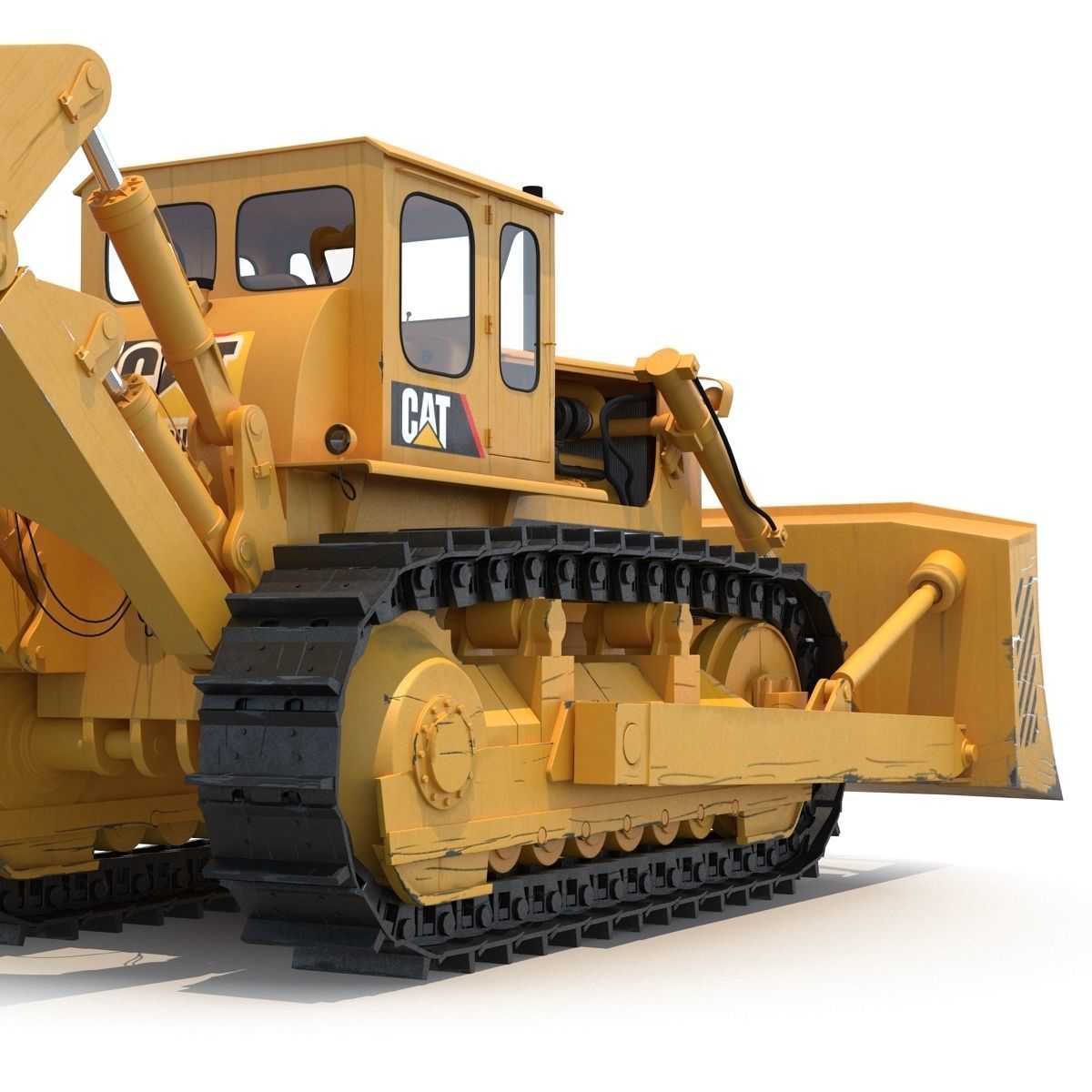 Bulldozer CAT 3D model_13