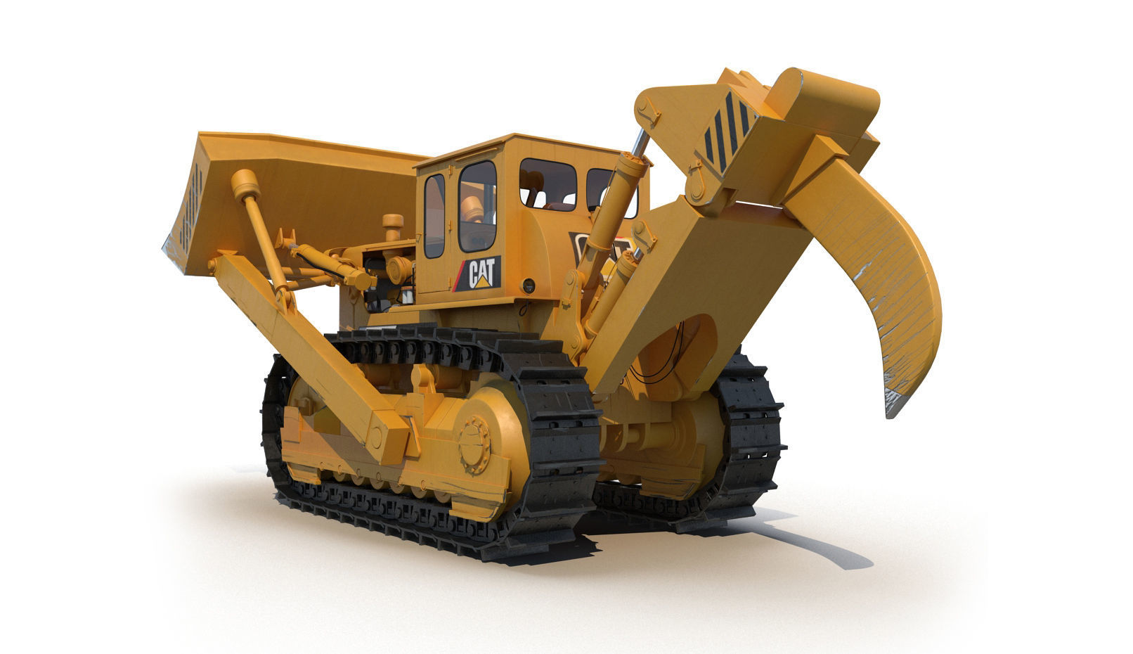 Bulldozer CAT 3D model_5