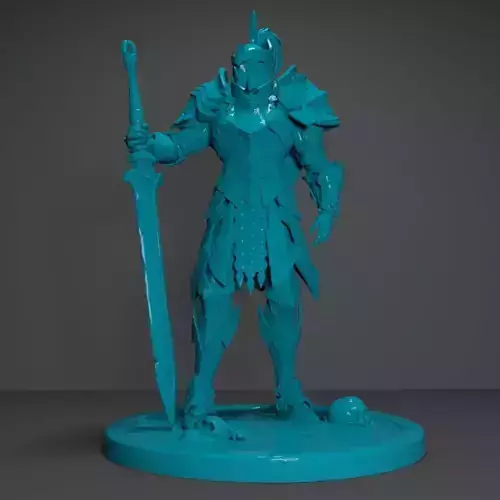 Knight Miniature  3D Printable Model