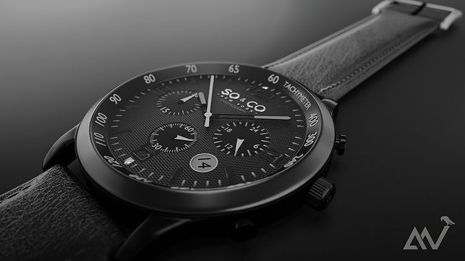 Trambusto hand watch  3D model