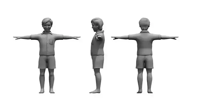 boy 3d model