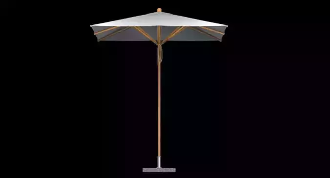 Bambrella levante outdoor parasol 3D model