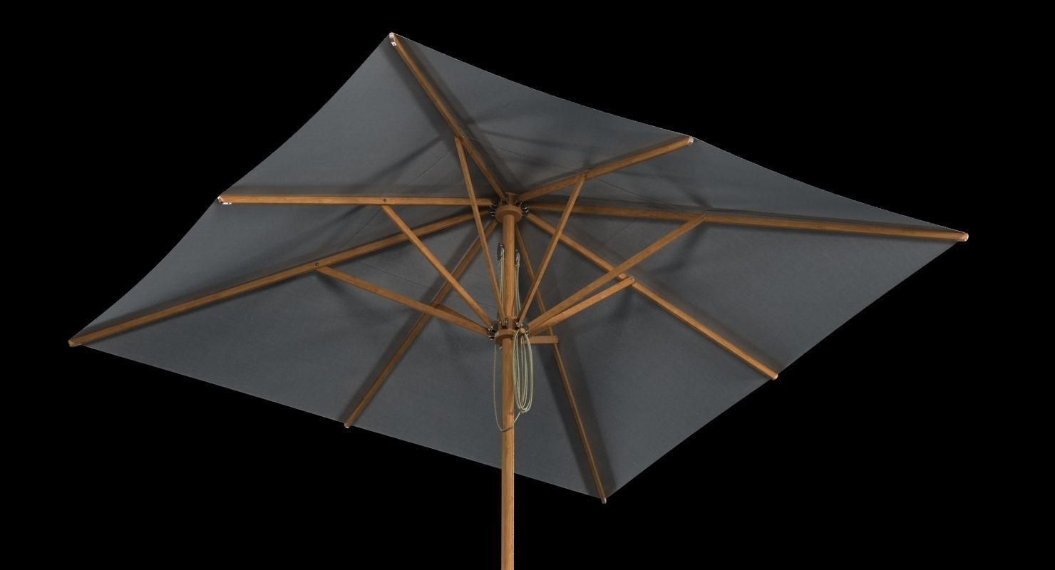 Bambrella levante outdoor parasol 3D model_4