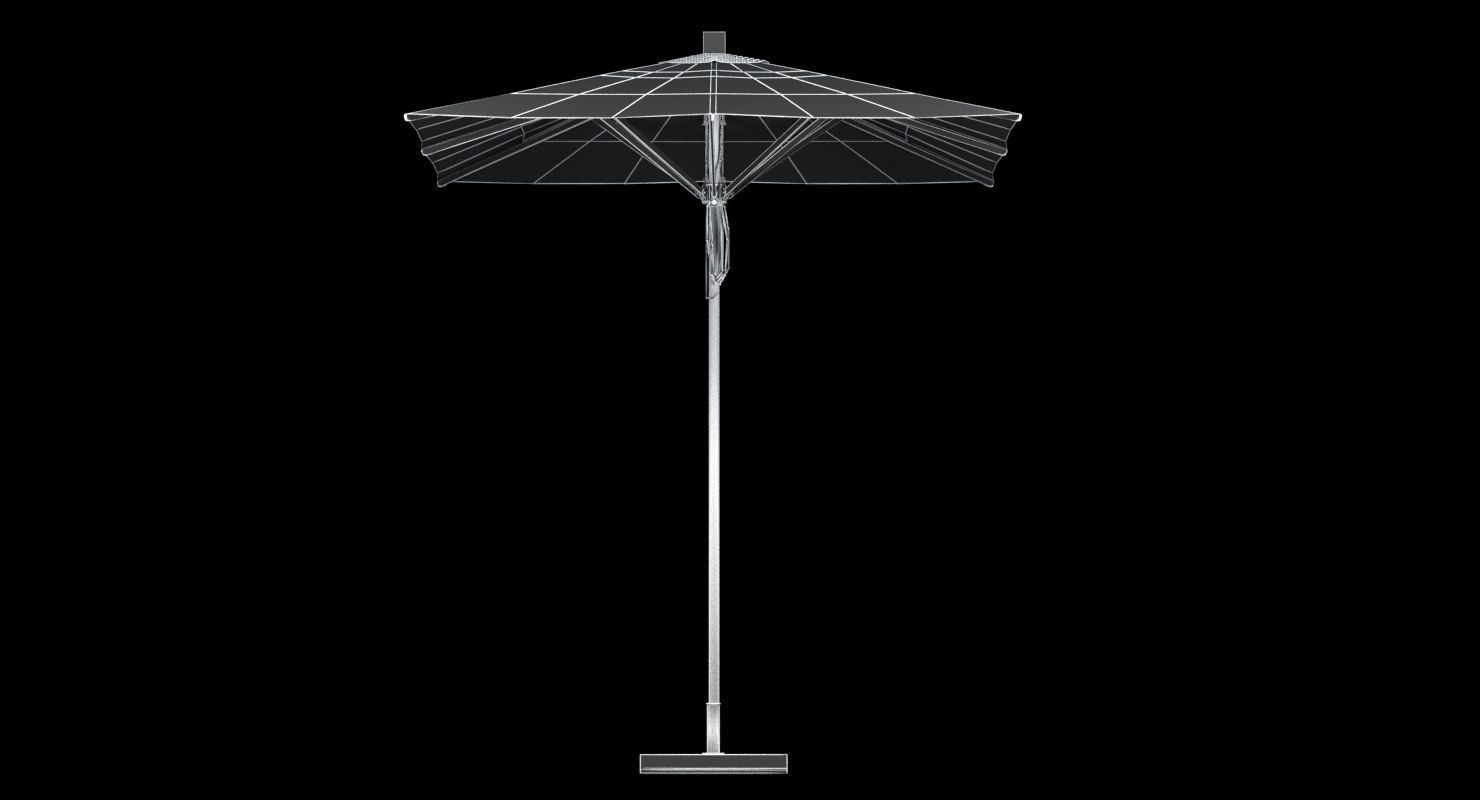 Bambrella levante outdoor parasol 3D model_5