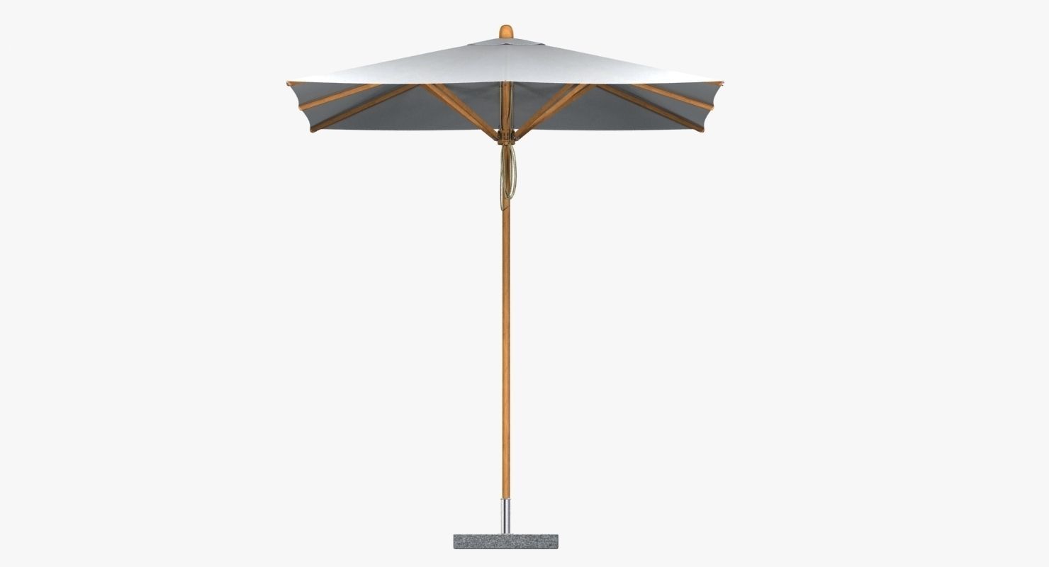 Bambrella levante outdoor parasol 3D model_1