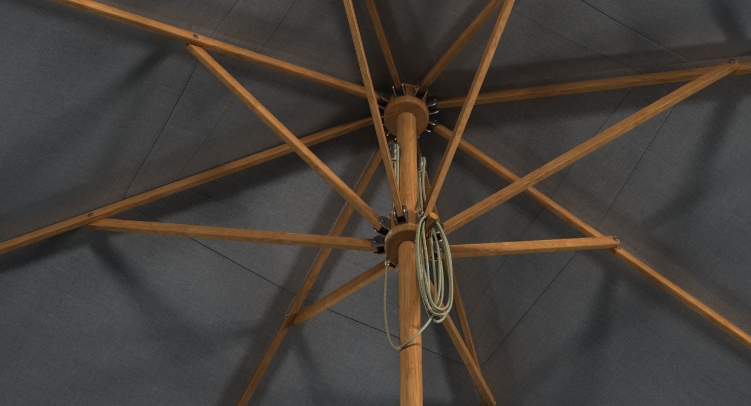 Bambrella levante outdoor parasol 3D model_7