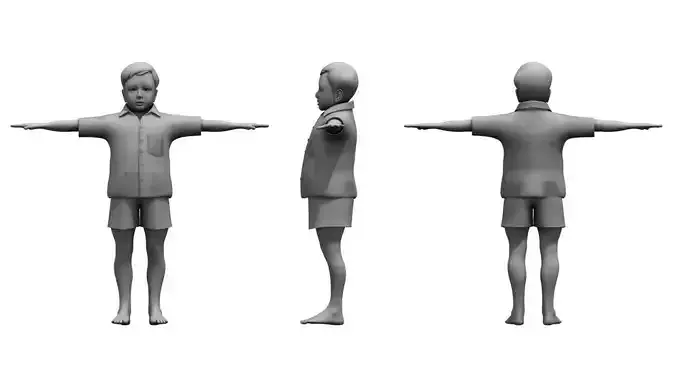 boy 3d model