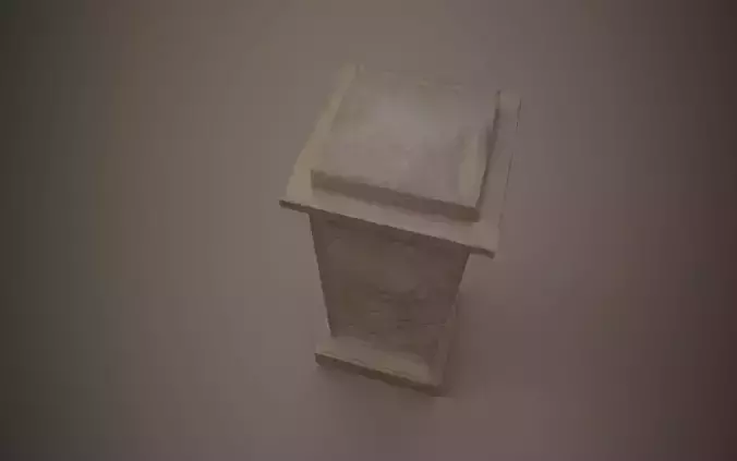 Greek pedestal Free low-poly 3D model