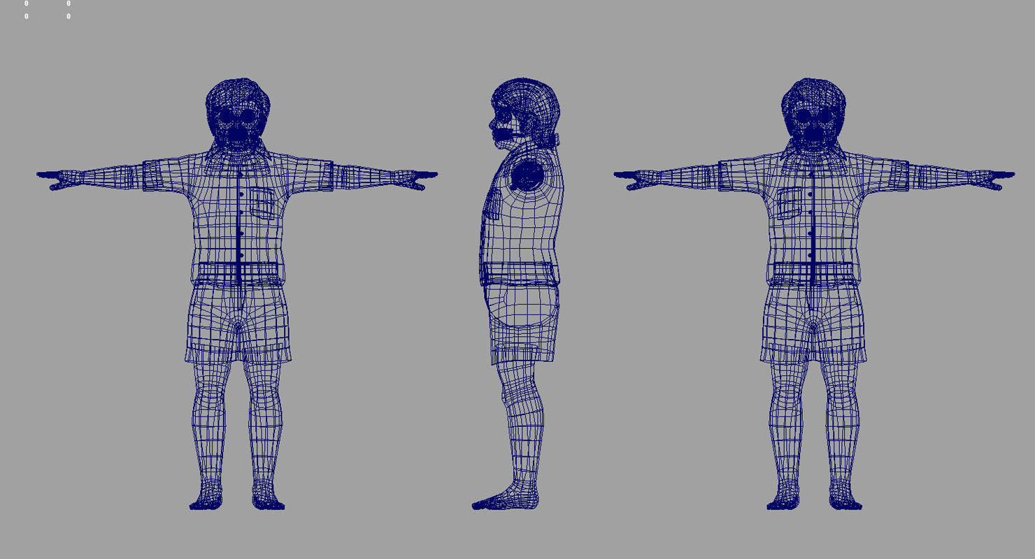 boy2 3d model man 3D model_7