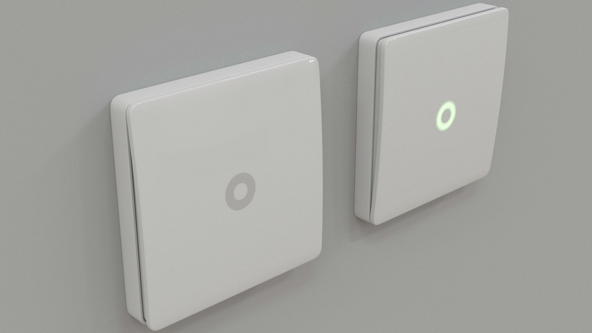 Wall Switch Free 3D model_1