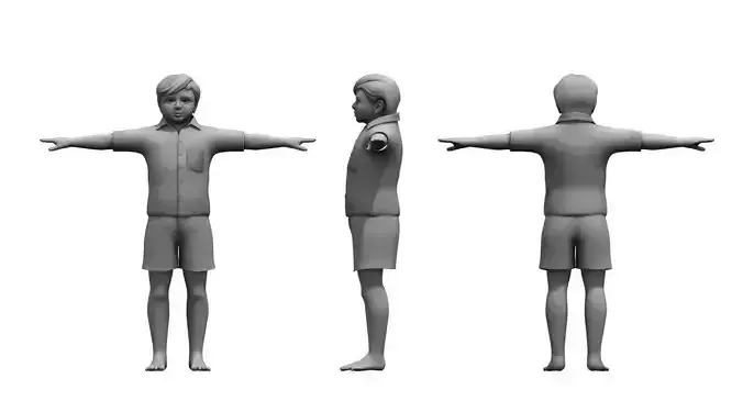 boy final 3d model