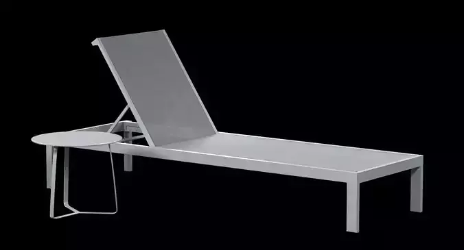 Blu dot Skiff Outdoor Sun Lounger 3D model