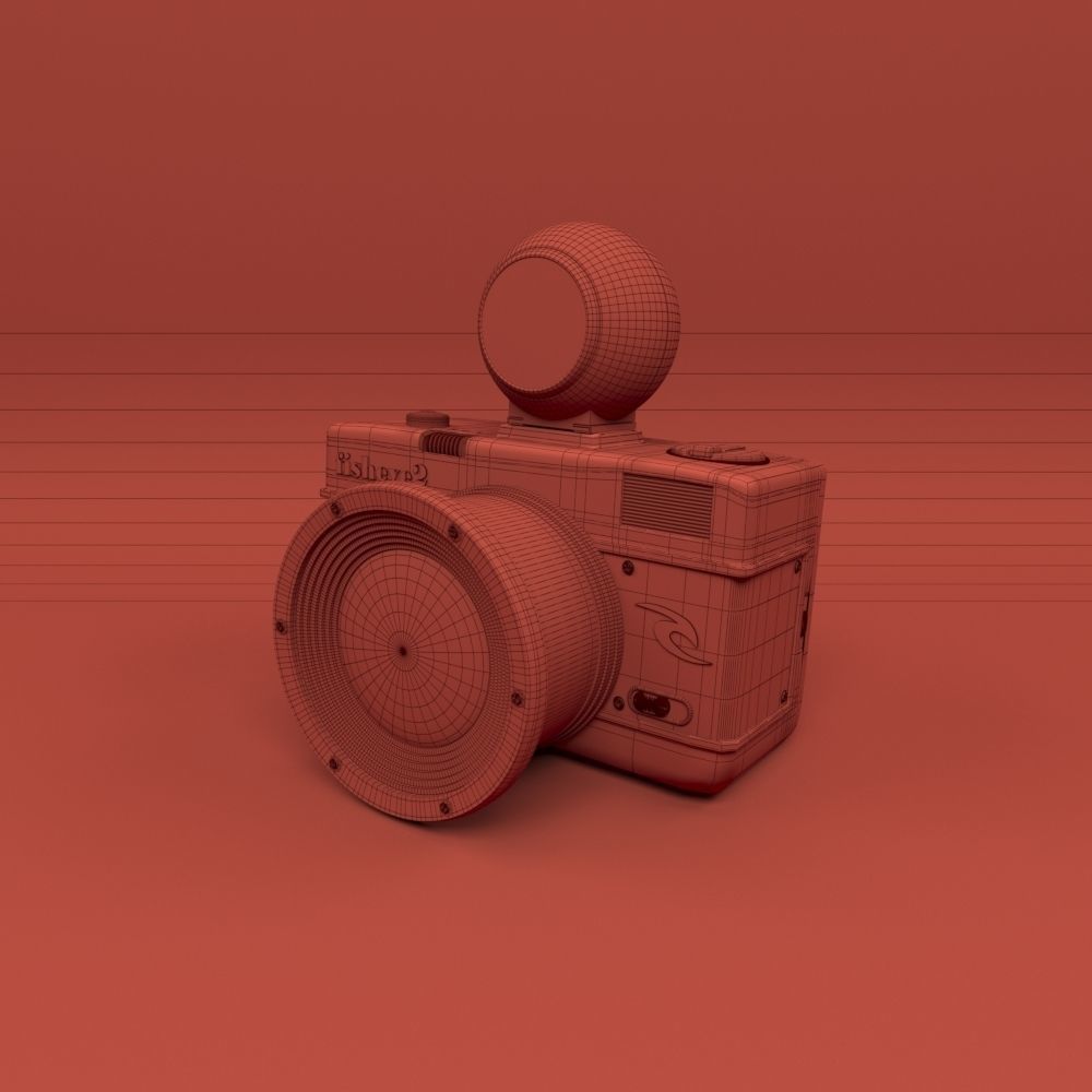 Lomo Camera Lomography Fisheye 3D model_5