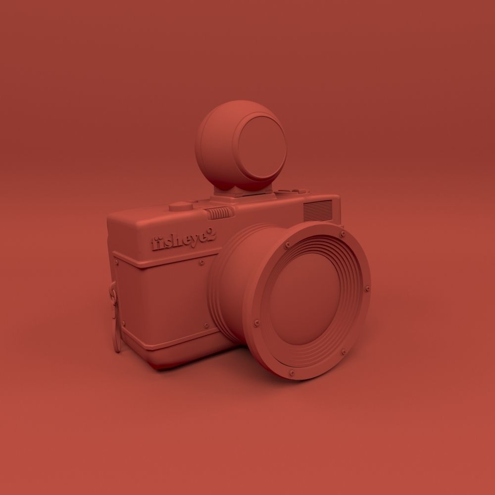Lomo Camera Lomography Fisheye 3D model_8