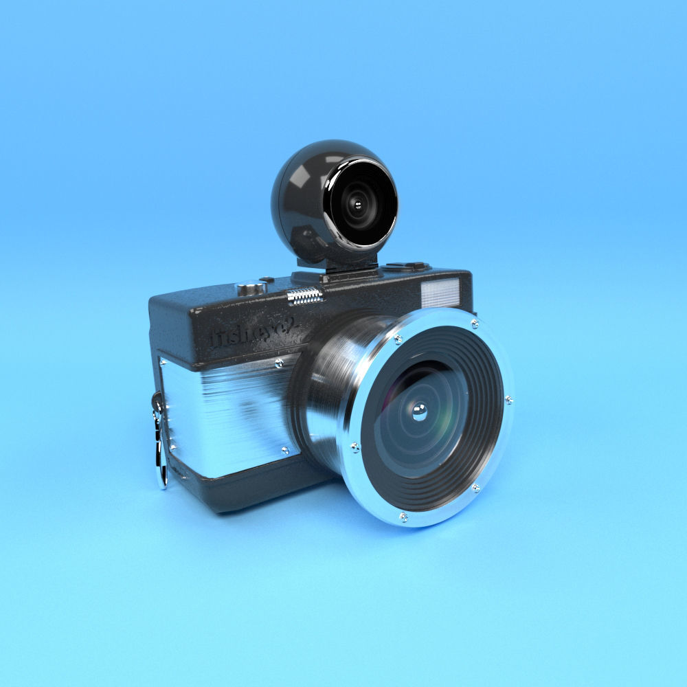 Lomo Camera Lomography Fisheye 3D model_7