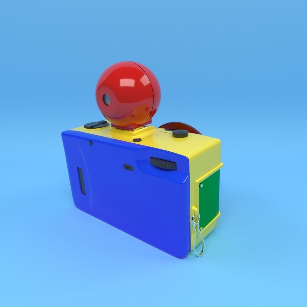 Lomo Camera Lomography Fisheye 3D model_10