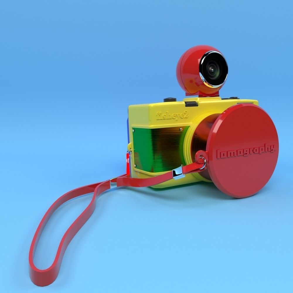 Lomo Camera Lomography Fisheye 3D model_25