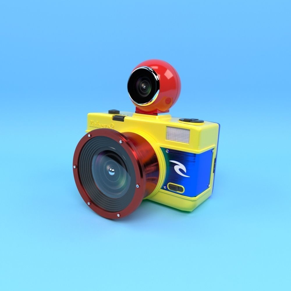 Lomo Camera Lomography Fisheye 3D model_2