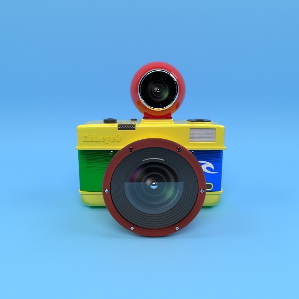 Lomo Camera Lomography Fisheye 3D model_14