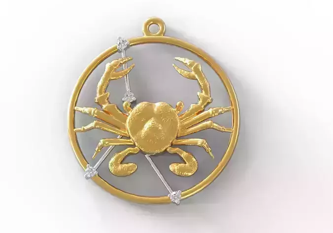 Cancer constellation 3D print model