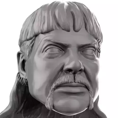 Jo Exotic Tiger King 3D printable portrait sculpt 3D print model