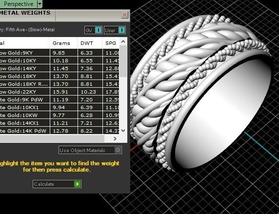 Wedding rings 3D print model_2